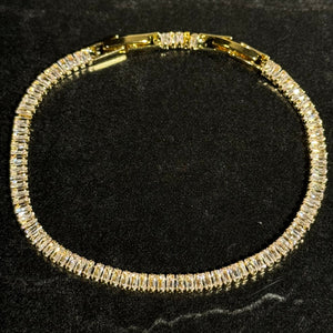 Baguette bracelet gold - Hera Jewellery