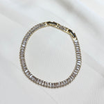 Baguette bracelet gold - Hera Jewellery