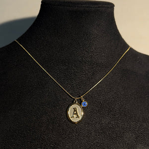 Initial necklace - Hera Jewellery