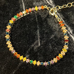 Kayra rainbow bracelet - Hera Jewellery
