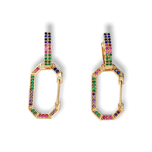 Klea rainbow earrings - Hera Jewellery