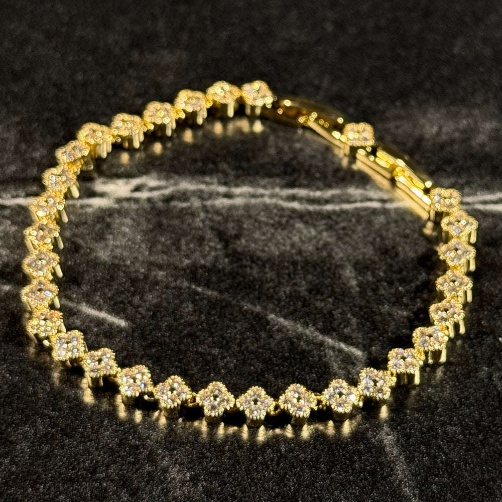 Mini Tennis Hera Gold bracelet - Hera Jewellery