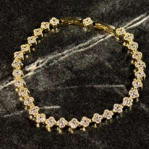 Mini Tennis Hera Gold bracelet - Hera Jewellery