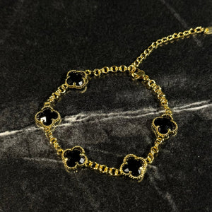 Okasa Bracelet Black - Hera Jewellery