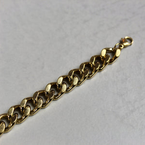 Stainless Steel Golden Chain - Hera Jewellery