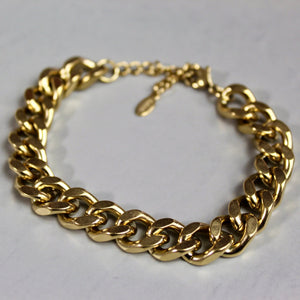 Stainless Steel Golden Chain - Hera Jewellery